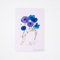 #マンゴーアートカンパニー(国内販売のみ）  aya nariai ポストカード   anemone-BLUE MACAN-6