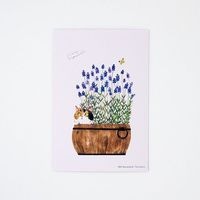 #マンゴーアートカンパニー(国内販売のみ）  aya nariai ポストカード   lavender MACAN-9