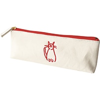 #エルコミューン 収納用品 キャンバスペンケース  Doodle Cat CPC-035