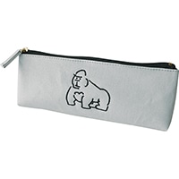 #エルコミューン 収納用品 キャンバスペンケース  Doodle Gorilla CPC-036