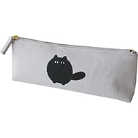 #エルコミューン 収納用品 キャンバスペンケース  Kuroneko CPC-040