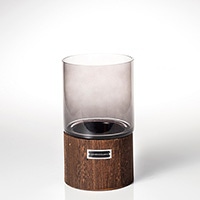 #エルコミューン 生活雑貨 Hygge ･LignumGlass M Black TRHG-103