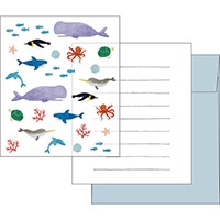 #エルコミューン レター ハッテ レターセット  Marine LTS-118