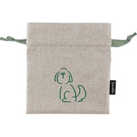#エルコミューン ランチ関連小物 ドゥードゥル･ミニ巾着袋  Dog LNC-1602