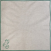 #エルコミューン ランチ関連小物 ドゥードゥル･ランチクロス  Dog LNC-1702