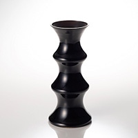 #エルコミューン 生活雑貨 Poptone･NarrowVase L Black TRPT-008