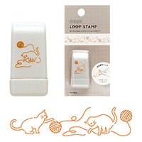 #エルコミューン 印章用品 デコループスタンプ  Cat STP-011