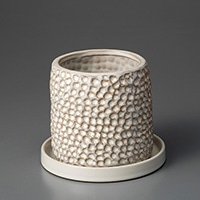 #エルコミューン 生活雑貨 Rooted･BumpsGlazing  White TRRT-016