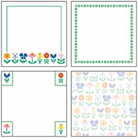 #エルコミューン(国内販売のみ） 付箋 マイダーリン･フセン  フラワーフレンズ MDL-026