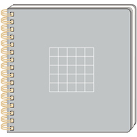 #エルコミューン ノート ルートノート  グレー RTN-004