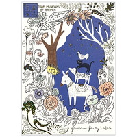 #シール堂 カード きらぴかポストカード  ブレーメンの音楽隊 ks-pc-30011