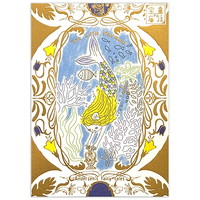 #シール堂 カード きらぴかポストカード  人魚の姫 ks-pc-30014