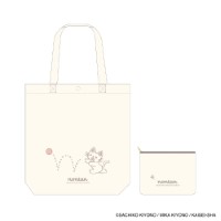 #日本出版販売(国内販売のみ） 身辺雑貨 eHONTOMO･ポーチ付きトートバッグ ノンタン  ボールまてまてまて IP466091