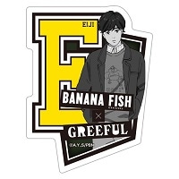 #日本出版販売(国内販売のみ） ステッカー BANANAFISH×Greeful・ダイカットステッカー  英二　イニシャル GR469283