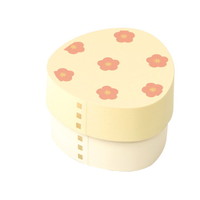 #ラボクリップ キッチン雑貨 コウメ･わっぱ風おにぎりケース  コーラル C24-ZOC-CL