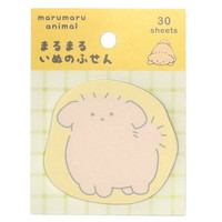 #ラボクリップ ふせん まるまるアニマル･ダイカットふせん 30枚入 イヌ MRFS01-IN