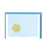 #ラボクリップ レター 水引ワークス･ミニカード カード･封筒各1枚入 ホシ MWMN03-HS