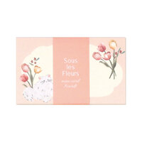 #ラボクリップ レター スーレフルール･ミニカード 8枚入 ピンク A26-SFMC-PK