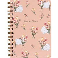 #ラボクリップ ノート スーレフルール･Ａ６ノート 80枚　160ページ ピンク A26-SFNT-PK