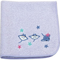 #ラボクリップ 身辺雑貨 トリオ水族館･タオルハンカチ  マンタ B26-TRTH-MA