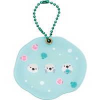 #ラボクリップ 身辺雑貨 トリオ水族館･アクリルスライドミラー  ラッコ B26-TRAM-RA