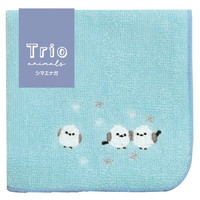 #ラボクリップ 身辺雑貨 トリオ･タオルハンカチ  シマエナガ TRTH01-SM