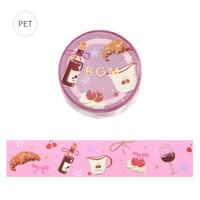 #ビージーエム クラフト用品 箔押しクリアテープ･ライフ  甘いtime BM-CDG014