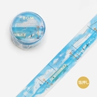 【ビージーエム】マスキングテープ 水彩の町・海岸   BM-SPSM006