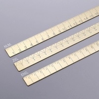 #インターアクト 筆記関連小物 ブラスルーラー 16cm ナンバー BR16-NUM