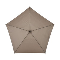 #アンベル 折りたたみ雨傘 pentagon LARGE  親骨サイズ54cm Taupe A2720