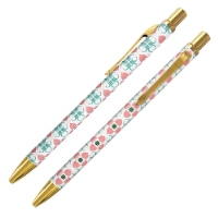 #インターアクト ボールペン IWIレトロ･ゲルインクボールペン･オールド台湾タイル 0.5mm 幸運のクローバー 3H921-TILES LC