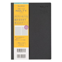 #日本能率（国内販売のみ） 手帳　27年度版 NOLTY補充ﾉｰﾄA5ﾛｸﾞ BK 8932