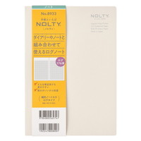 #日本能率（国内販売のみ） 手帳　27年度版 NOLTY補充ﾉｰﾄA5ﾛｸﾞ ｸﾞﾚｰ 8933