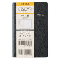 #日本能率協会（国内販売のみ） 2025年版 ダイアリー ＮＯＬＴＹライツ３小型版（黒） 黒 1151