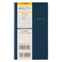 #日本能率協会（国内販売のみ） 2025年版 ダイアリー ＮＯＬＴＹアクセスマンスリー月曜始まり（ネイビー） ネイビー 1643