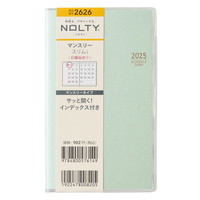 #日本能率協会（国内販売のみ） 2025年版 ダイアリー ＮＯＬＴＹマンスリースリム－ｉ日曜（ミント） ミント 2626