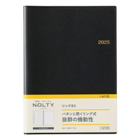 #日本能率協会（国内販売のみ） 2025年版 ダイアリー ＮＯＬＴＹリングＢ５（黒） 黒 6135