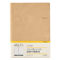 #日本能率協会（国内販売のみ） 2025年版 ダイアリー ＮＯＬＴＹリングＢ５（ベージュ） ベージュ 6136