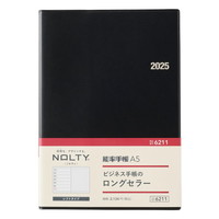 #日本能率協会（国内販売のみ） 2025年版 ダイアリー ＮＯＬＴＹ能率手帳Ａ５（黒） 黒 6211