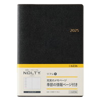 #日本能率協会（国内販売のみ） 2025年版 ダイアリー ＮＯＬＴＹリフレ１（ブラック） ブラック 6236