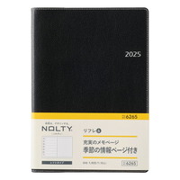 #日本能率協会（国内販売のみ） 2025年版 ダイアリー ＮＯＬＴＹリフレ６（ブラック） ブラック 6265