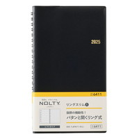 #日本能率協会（国内販売のみ） 2025年版 ダイアリー ＮＯＬＴＹリングスリム１（黒） 黒 6411