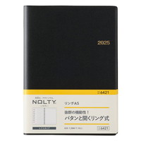 #日本能率協会（国内販売のみ） 2025年版 ダイアリー ＮＯＬＴＹリングＡ５（ブラック） ブラック 6421