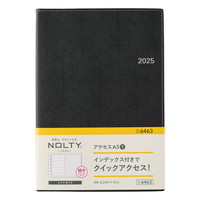 #日本能率協会（国内販売のみ） 2025年版 ダイアリー ＮＯＬＴＹアクセスＡ５－１（ブラック） ブラック 6463