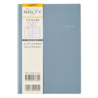 #日本能率協会（国内販売のみ） 2025年版 ダイアリー ＮＯＬＴＹアクセスＢ６マンスリー日曜始まり（ブルー） ブルー 6477