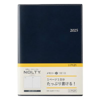 #日本能率協会（国内販売のみ） 2025年版 ダイアリー ＮＯＬＴＹメモリー２（ネイビー） ネイビー 7121