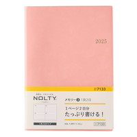 #日本能率協会（国内販売のみ） 2025年版 ダイアリー ＮＯＬＴＹメモリー３（ピンク） ピンク 7133