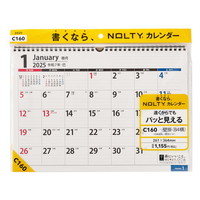 #日本能率協会（国内販売のみ） 2025年版 カレンダー ＮＯＬＴＹカレンダー壁掛（Ｂ４横） C160