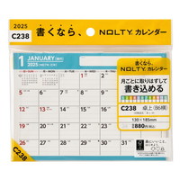 #日本能率協会（国内販売のみ） 2025年版 カレンダー ＮＯＬＴＹカレンダー卓上（Ｂ６横） C238