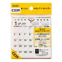 #日本能率協会（国内販売のみ） 2025年版 カレンダー ＮＯＬＴＹカレンダー卓上（Ｂ７変型） C239